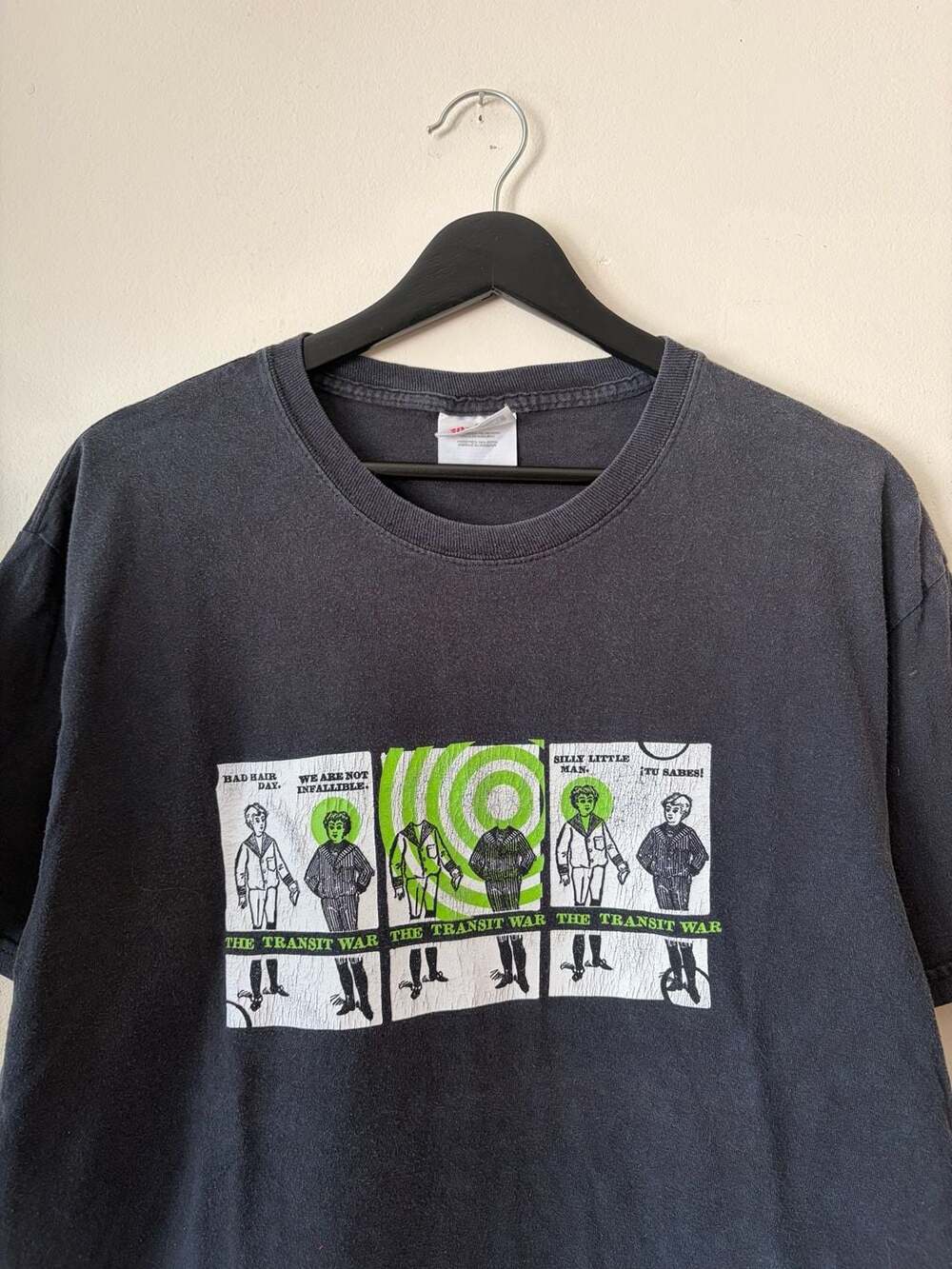 Vintage Y2K The transit wars Mexican punk band tee